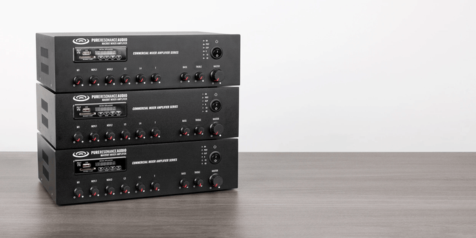 Pure Resonance Audio MA Series Press Release: Bluetooth Enabled Commercial Mixer Amplifiers