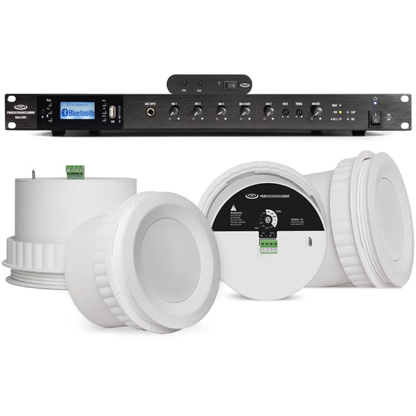 Speech Privacy Sound Masking System with 70V Ceiling Speakers and Sound ...