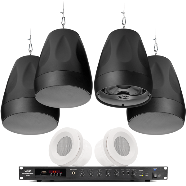 Fitness Sound System With 6 Pendant
